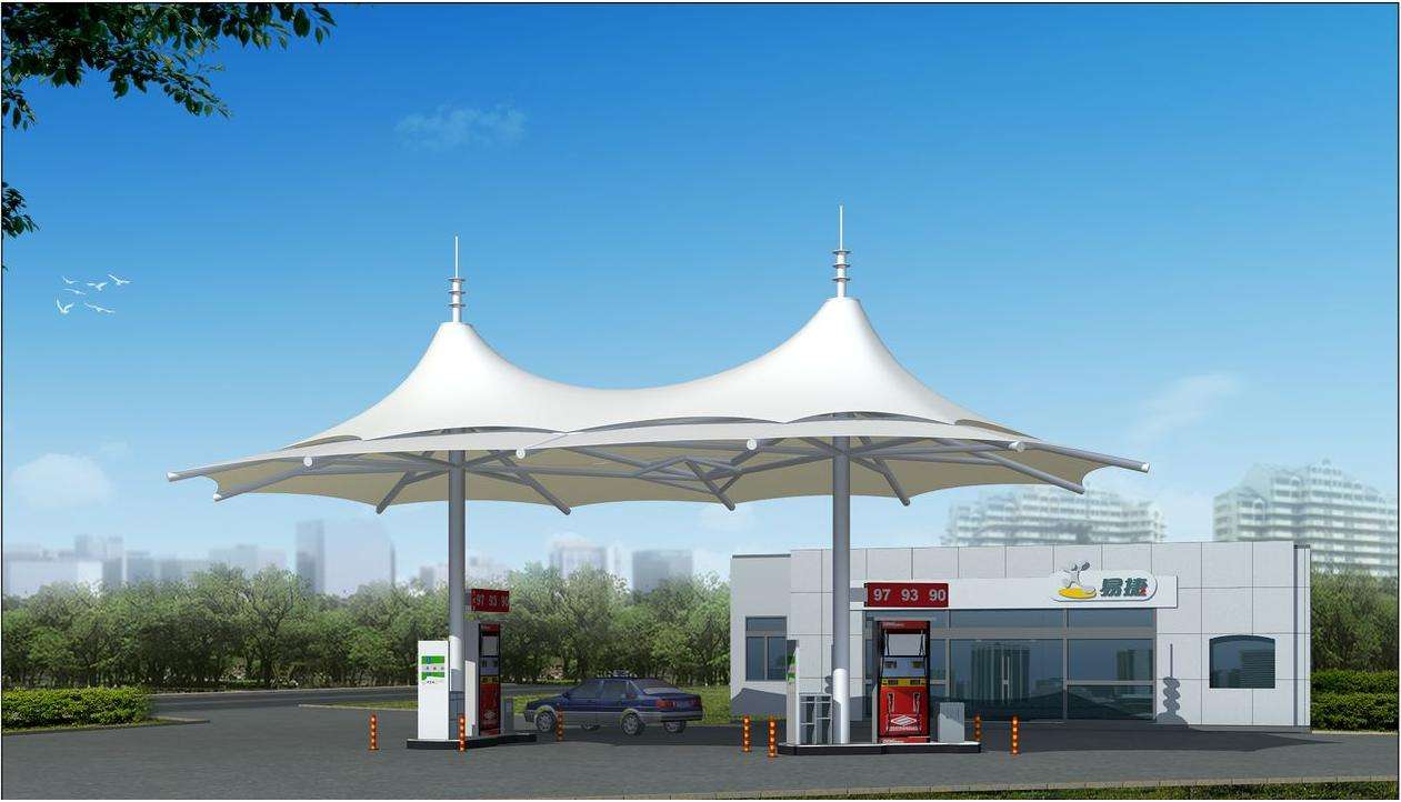 武漢膜結(jié)構(gòu)公司:高溫天氣下使用張拉膜結(jié)構(gòu)的優(yōu)勢